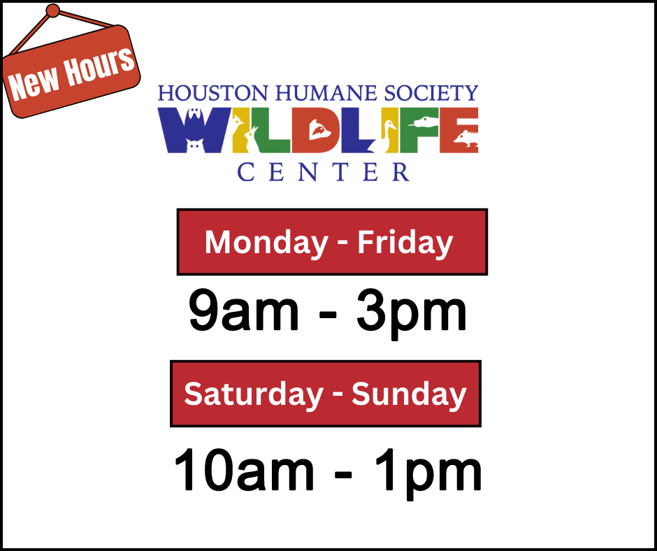 HHS Wildlife Center New Hours of Operation